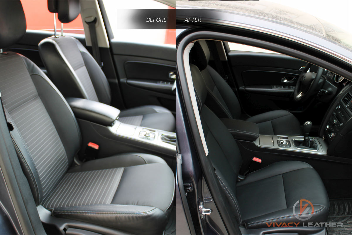 piele renault latitude, tapiterie auto renault latitude, tapiterie piele renault